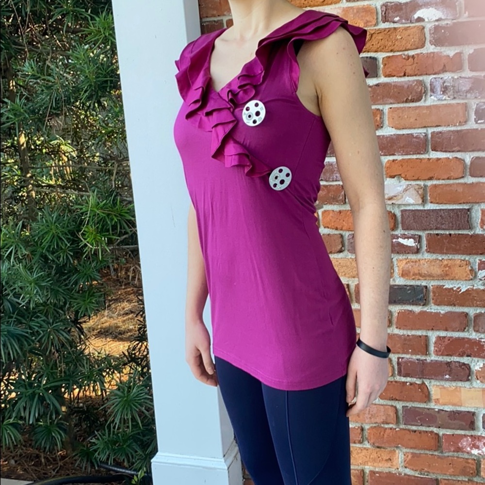 Pink fuchsia top